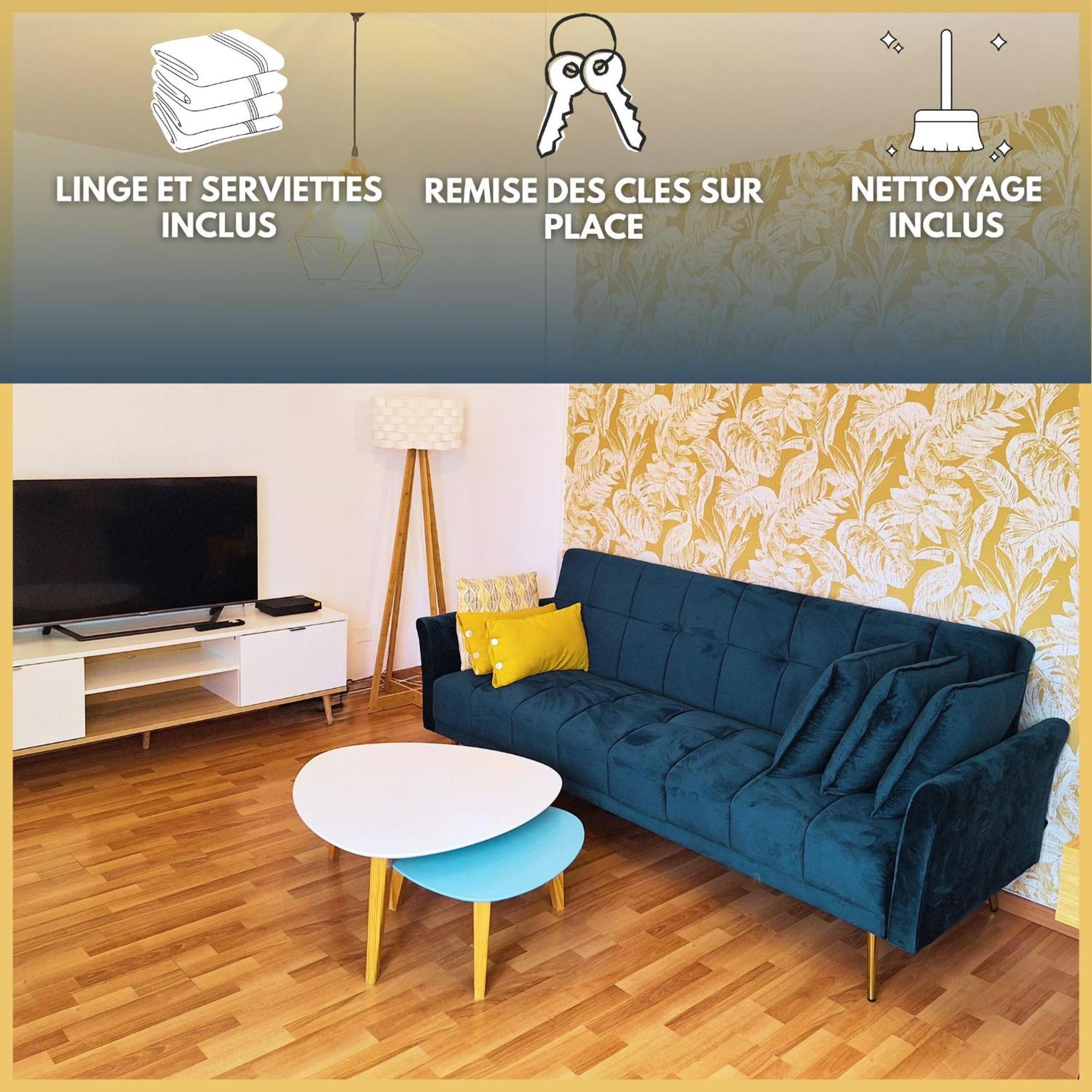 Le Fatsia - Rennes Gare T2 Apartment Luaran gambar