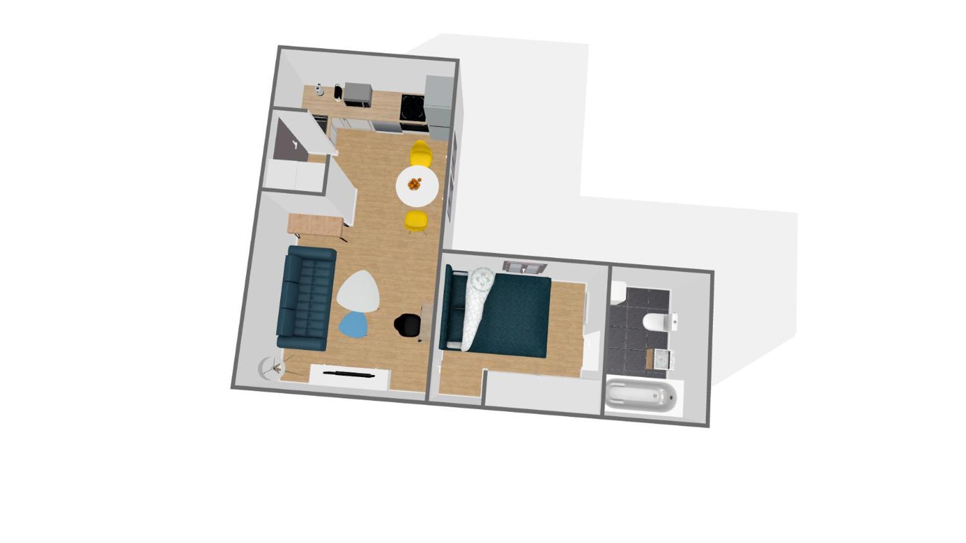 Le Fatsia - Rennes Gare T2 Apartment Luaran gambar