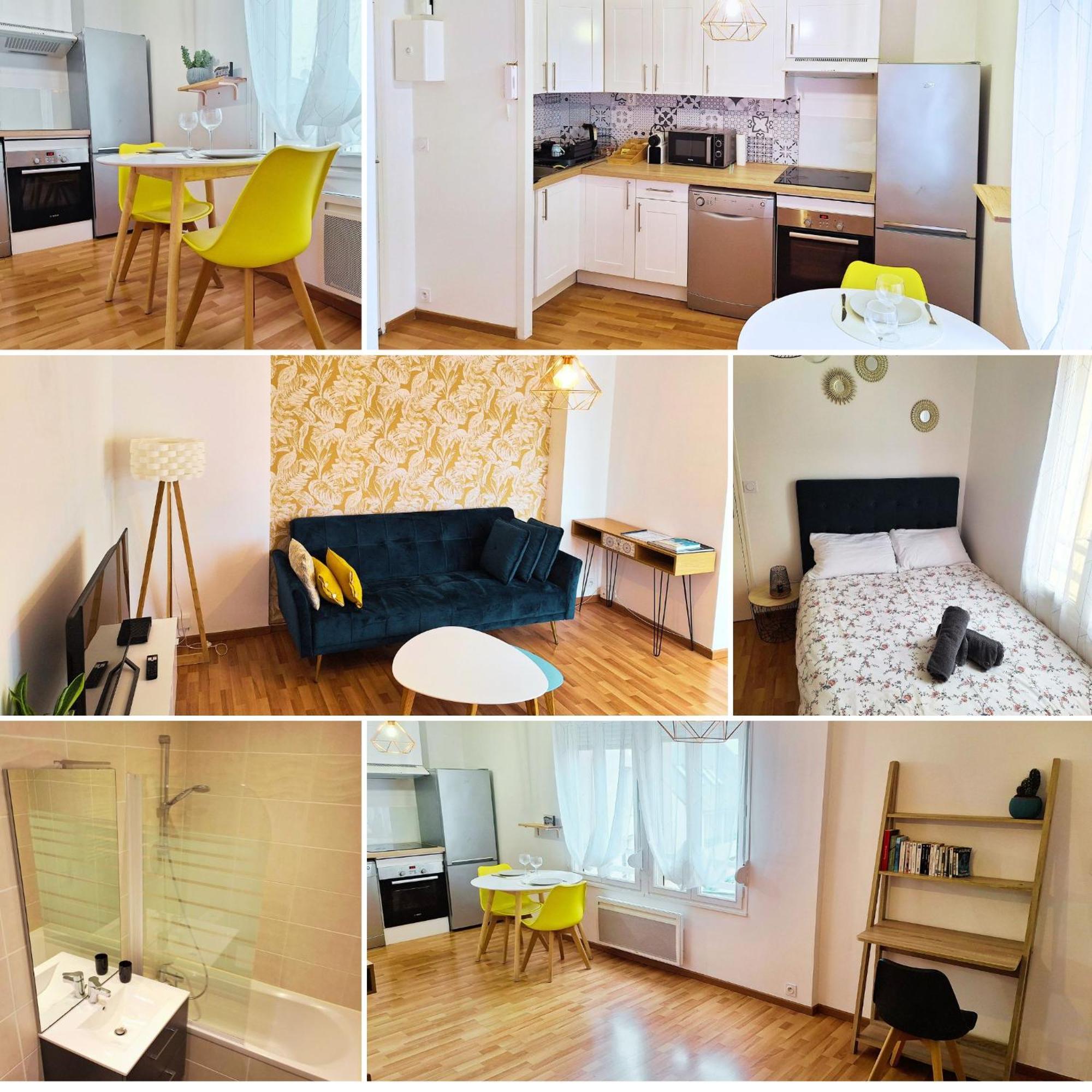 Le Fatsia - Rennes Gare T2 Apartment Luaran gambar